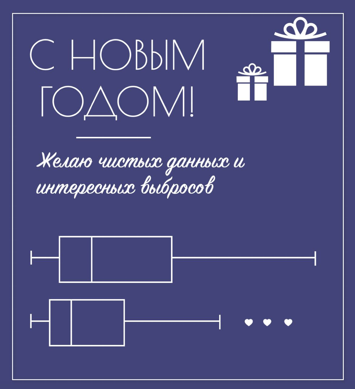 В telegram канале «настенька и графики» нашел милейшие открытки на новый год. Пользуйтесь 🤝 | Сетка — социальная сеть от hh.ru