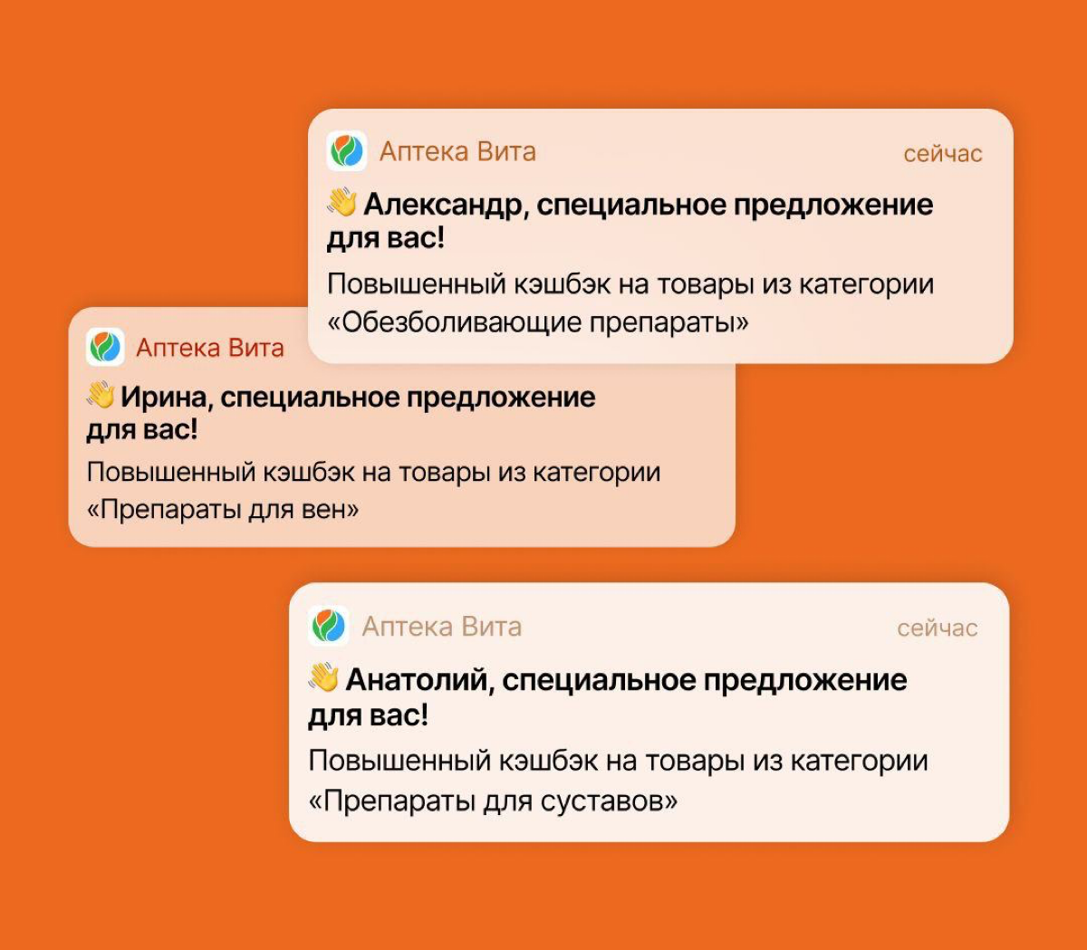 Аптеки «Вита» протестировали товарные рекомендации в мобильных пушах | Сетка — социальная сеть от hh.ru
