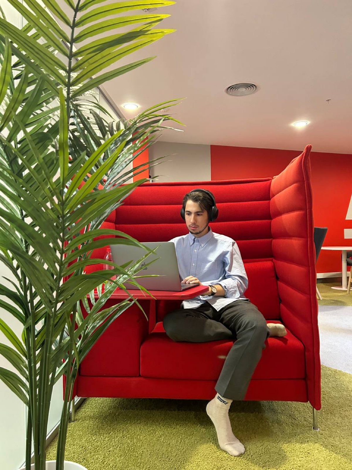 У Альфа-Банка есть зимний коворкинг в Красной Поляне. Утром я иду кататься на сноуборде, а потом еду в коворкинг работать свою работу. Картинки прилагаю: | Сетка — социальная сеть от hh.ru