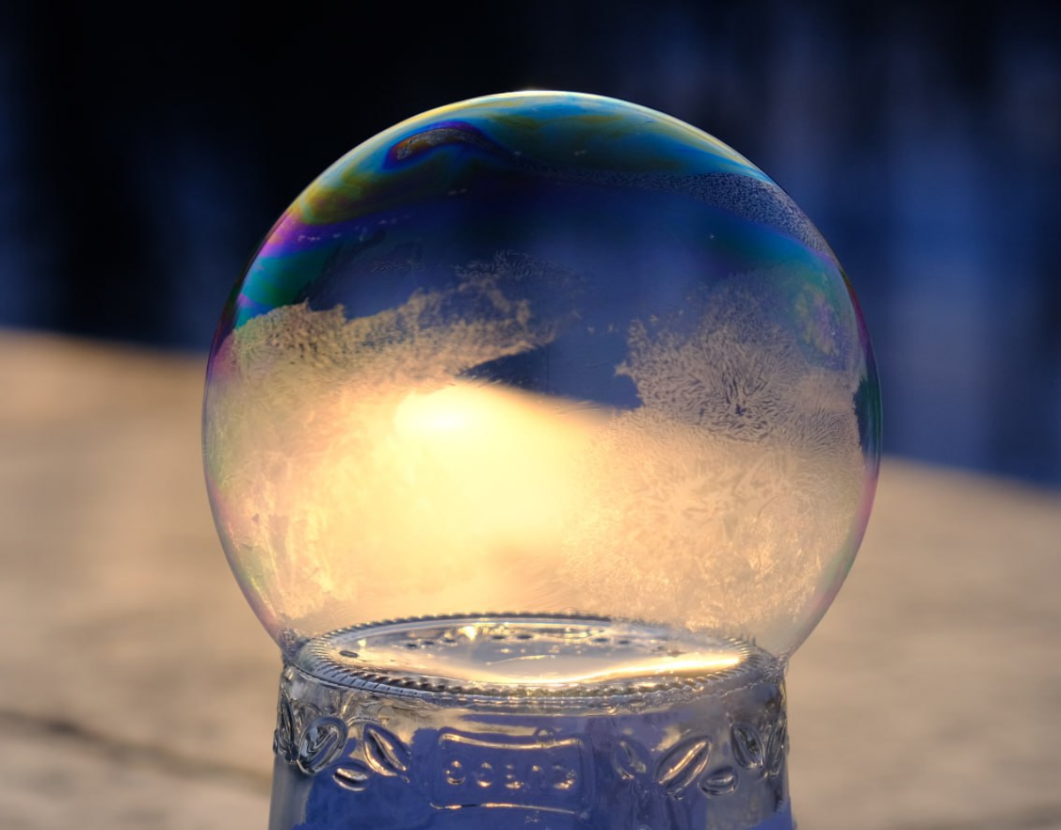 Идея для нескучных выходных: замерзающие мыльные пузыри :) | Сетка — социальная сеть от hh.ru