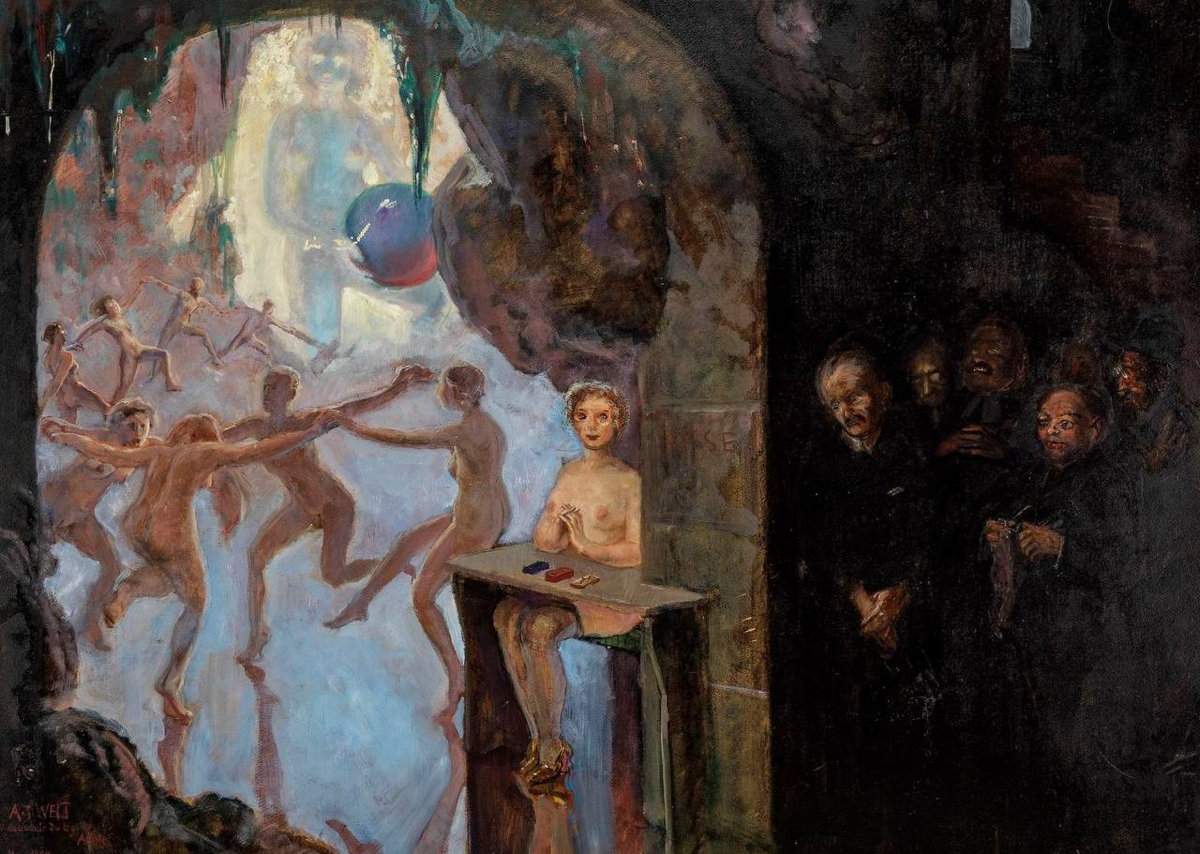 Альберт Дж. Велти. «Вечеринка Ивлеевой»
Из коллекции Рживописи | Сетка — социальная сеть от hh.ru