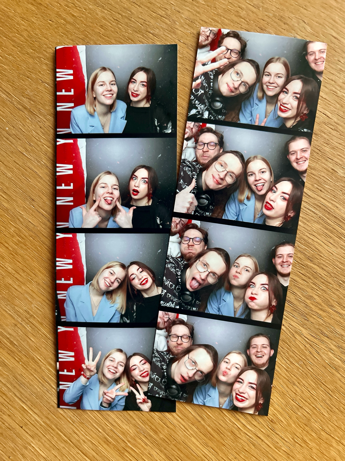 Это постановочные фото.
Я вот, например, поставила свое просекко в угол фотобудки так, чтобы шесть человек, которые в нее набились, не опрокинули | Сетка — социальная сеть от hh.ru