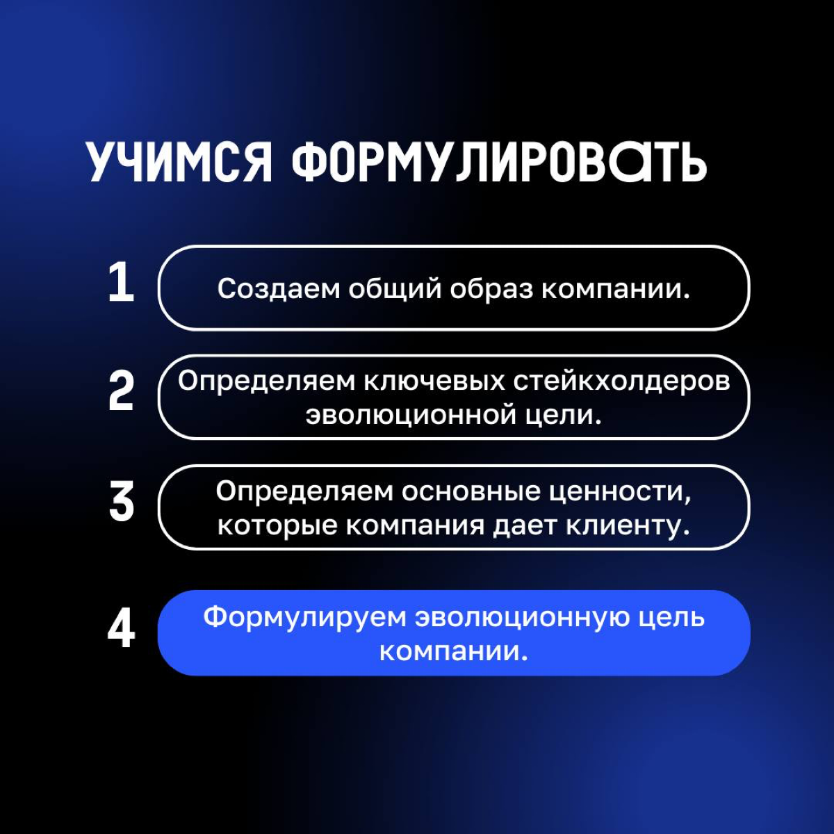 «А что мы вообще делаем?»
Начинаем знакомство с Клиентократией. Первый инструмент, который поможет задать нужный вектор компании и отладить процессы — эволюционная цель | Сетка — социальная сеть от hh.ru