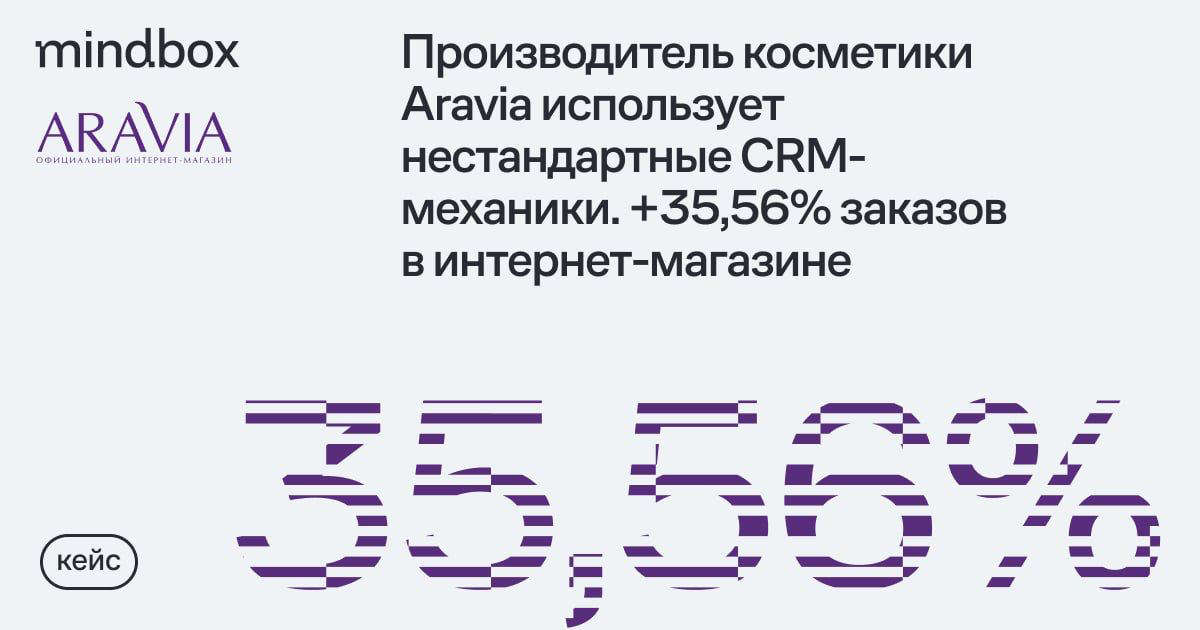 Производитель косметики Aravia использует нестандартные CRM-механики | Сетка — социальная сеть от hh.ru