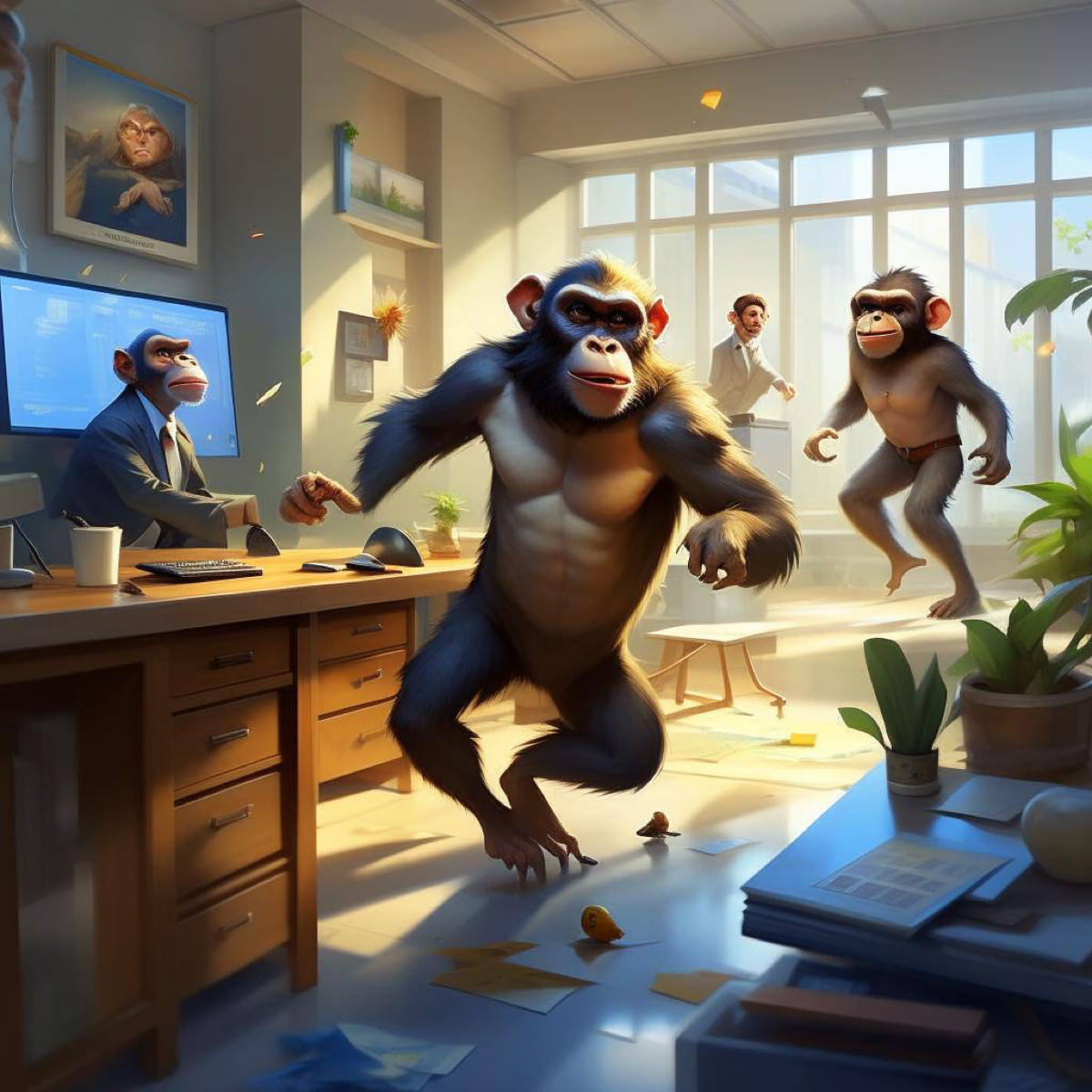 Есть в учебниках одна очень познавательная и полезная история про менеджера, его подчиненных и их обезьянах. 🐒
Что тут важное для меня:
‼️Чаще всего «обезьян» приносят «ослабленные» сотрудники | Сетка — социальная сеть от hh.ru