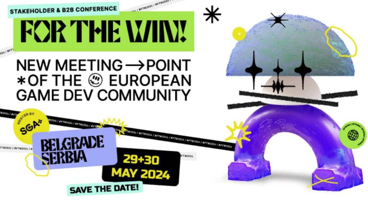 🔴🏃🏻Офлайн конференция «For the win» в Белграде 29-30 мая
Представители игровой индустрии из всей Европы снова соберутся в Белграде для обмена знаниями и понимания будущего быстрорастущего сектора игр | Сетка — социальная сеть от hh.ru