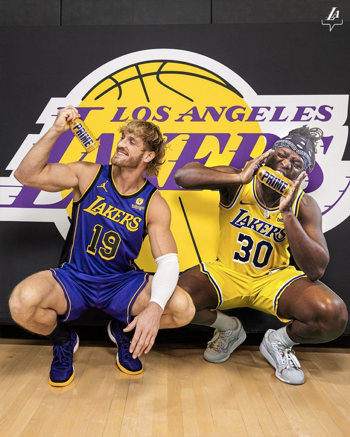 У ютуберов Логана Пола и KSI тоже все хорошо: их PRIME стал официальным спортивным напитком Los Angeles Lakers | Сетка — социальная сеть от hh.ru