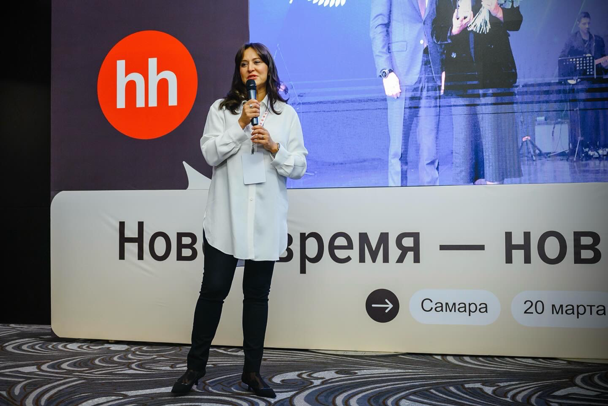 Конференция в Самаре на тему привлечения и удержания соискателей.
В марте у меня было две поездки, организованные Казанским филиалом hh.ru в Набережные Челны и в Самару | Сетка — социальная сеть от hh.ru