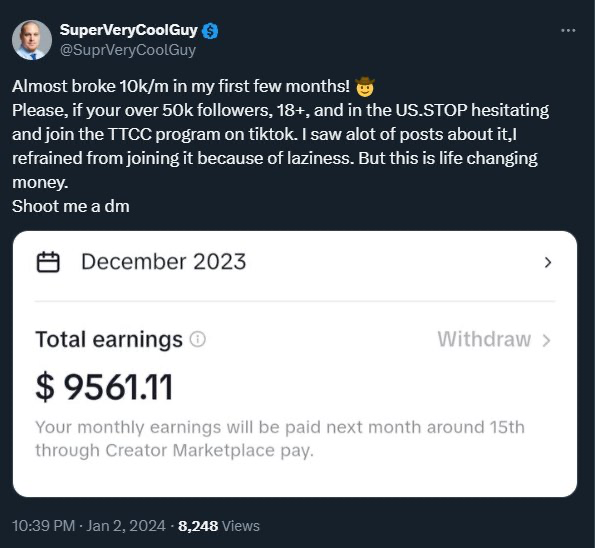 У ТикТока есть программа монетизации, о которой реже всего слышно — TikTok Creative Challenge.
По сути, это UGC-платформа внутри ТикТока | Сетка — социальная сеть от hh.ru
