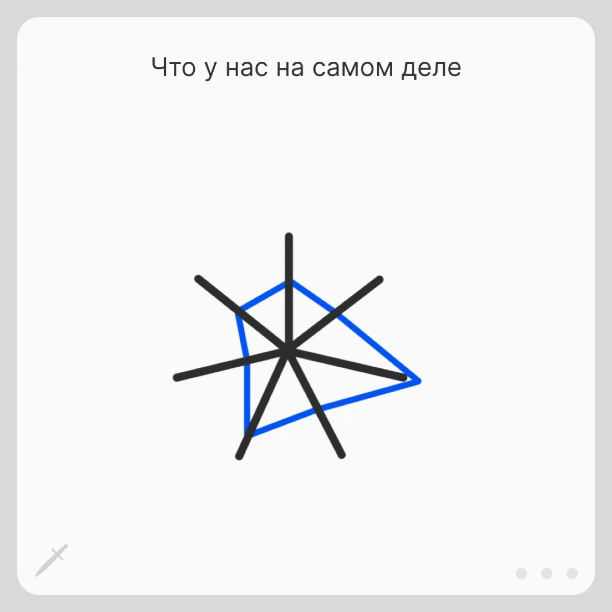 🗡 Бессмысленно ожидать от себя крутых результатов по всему спектру. Сделайте так, чтобы от ваших перекосов было хорошо вам.
https://le.kinzhal.media/1qbmt | Сетка — социальная сеть от hh.ru