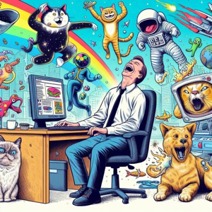 Ужасные мемы не про работу