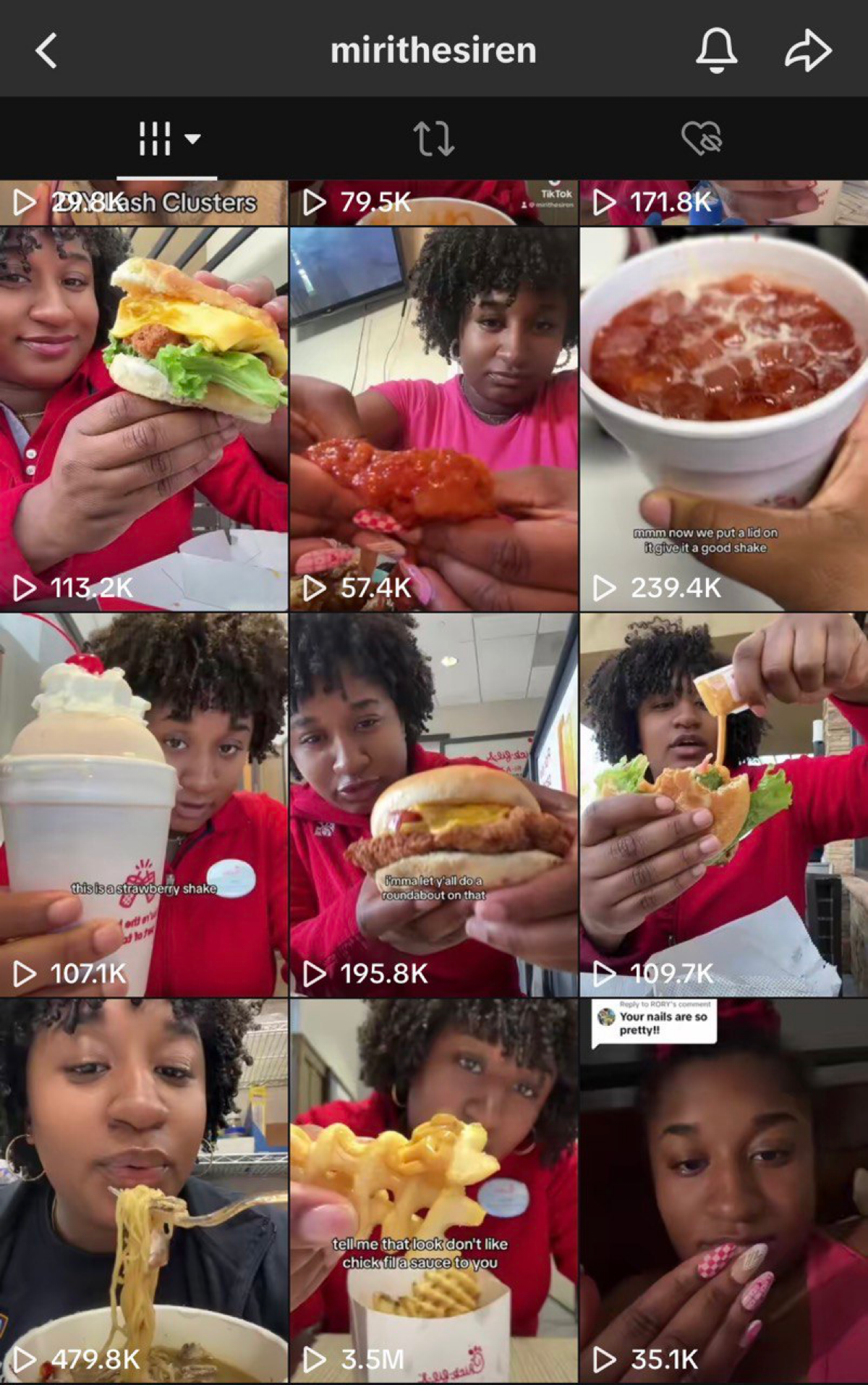 Упущенные возможности employee-generated контента
В конце 2023 сотрудница американской сети закусочных Chick-fil-A начала выкладывать тиктоки с обзорами своих бесплатных офисных ланчей | Сетка — социальная сеть от hh.ru