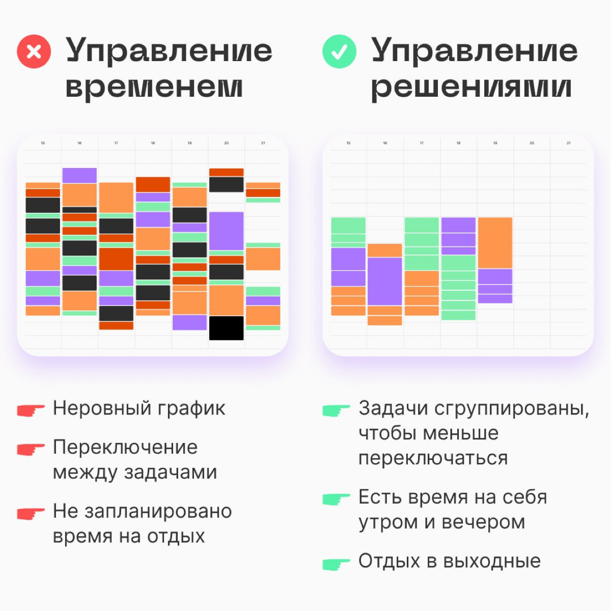 🗡 Считается, что лучший тайм-менеджмент — это когда ты всё успел. Но что если это обман, чтобы набрать классы?
https://le.kinzhal.media/gik12 | Сетка — социальная сеть от hh.ru