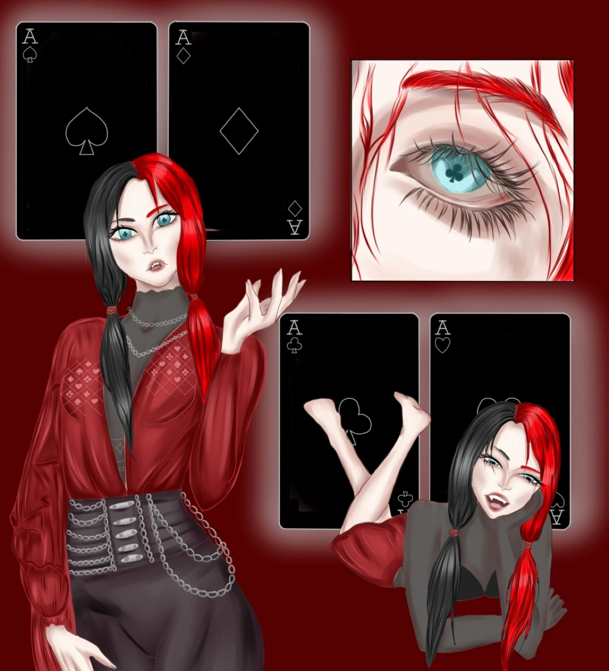 Как-то решила нарисовать арты Карты и Шахматы | Сетка — социальная сеть от hh.ru