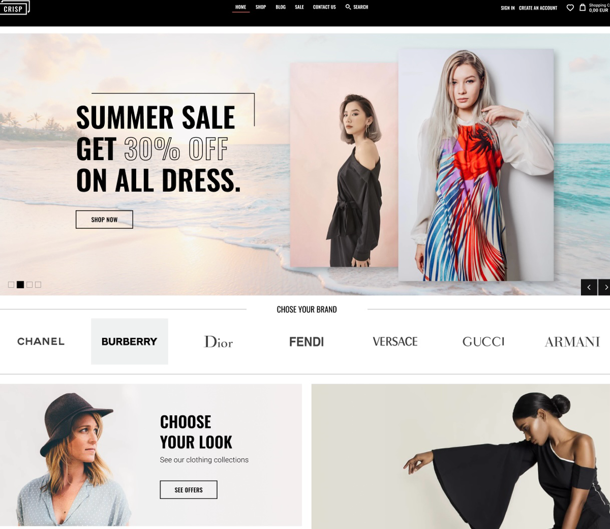 Crisp
Интернет-магазин женской одежды
→ Жанр: #MultiPage
→ Сложность: #сложный
→ Язык: #EN
→ Адаптив: Есть
Ссылка на макет: https://www.figma | Сетка — социальная сеть от hh.ru