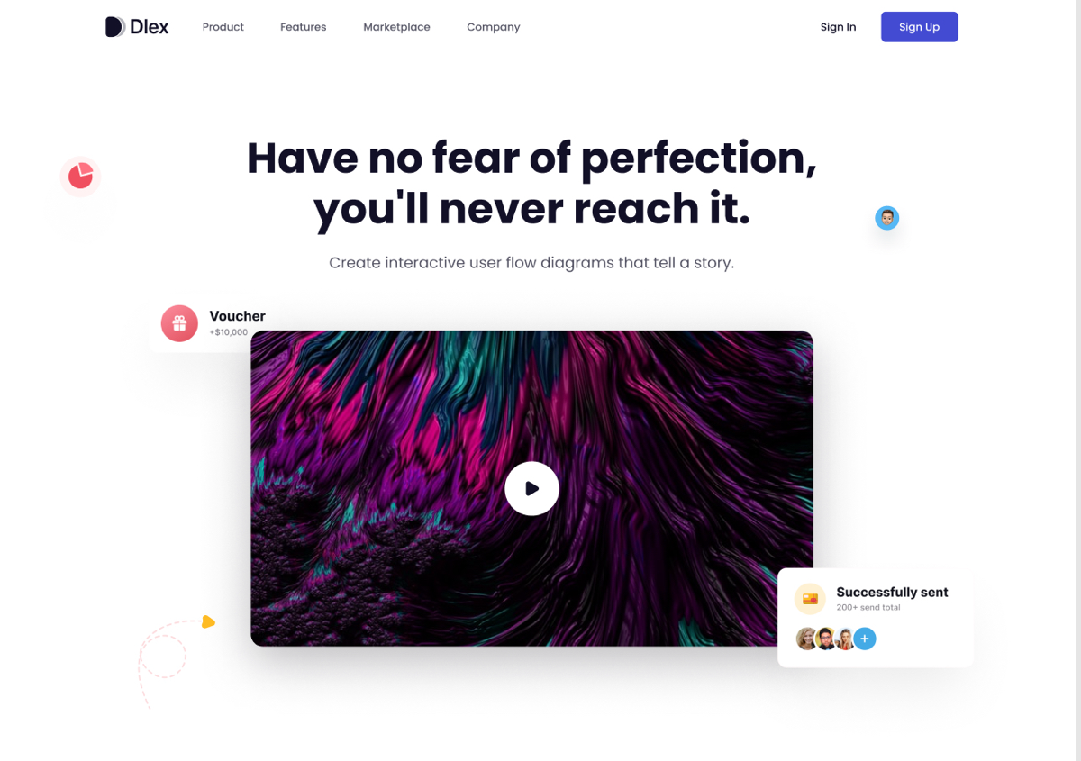 Dlex
Лендинг для маркетинга 
→ Жанр: #LandingPage
→ Сложность: #средний
→ Язык: #EN
→ Адаптив: Нет
Ссылка на макет: https://www.figma | Сетка — социальная сеть от hh.ru