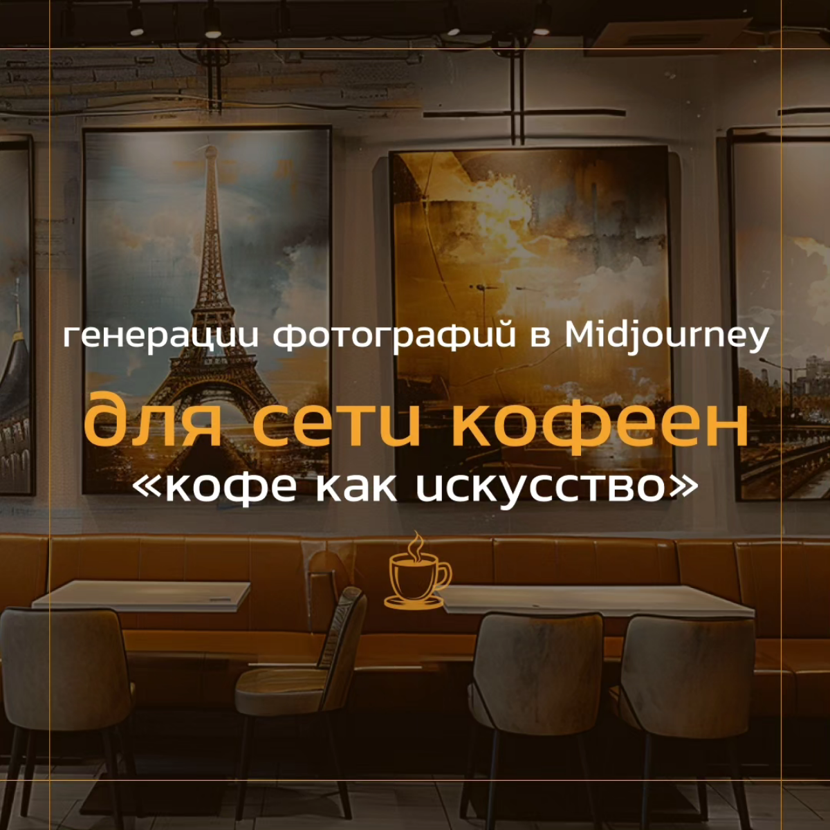 Участвую в новом для себя проекте по работе с Midjourney на почти-реальных ТЗ.
Не сложно сгенерировать отвлеченную картинку на интересную самой себе тематику | Сетка — социальная сеть от hh.ru