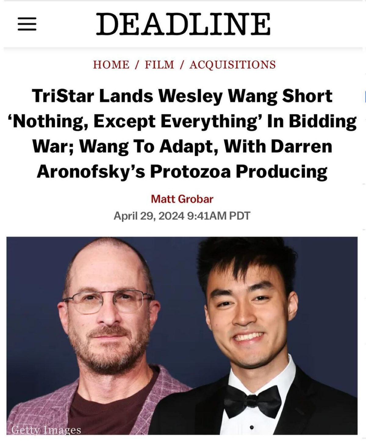 YouTube → Hollywood
19-летний фильммейкер Уэсли Ванг посвятил два года на съемку своей короткометражки "nothing, except everything" ( https://www.youtube | Сетка — социальная сеть от hh.ru