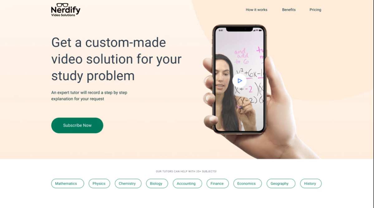 Nerdify
Сайт создания видеороликов
→ Жанр: #LandingPage
→ Сложность: #средний
→ Язык: #EN
→ Адаптив: Нет
Ссылка на макет: https://www.figma | Сетка — социальная сеть от hh.ru
