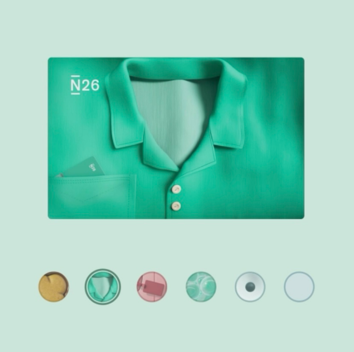 Дизайн пяти виртуальных карт немецкого интернет-банка N26 | Сетка — социальная сеть от hh.ru