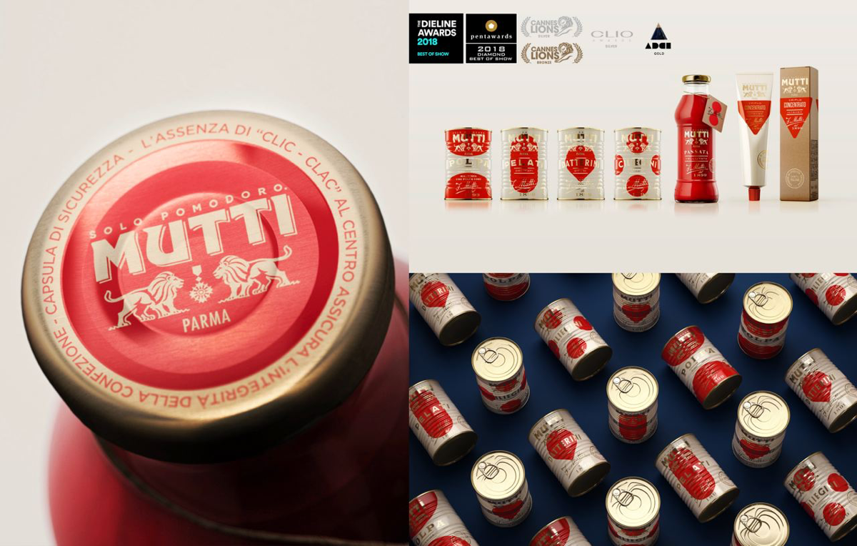 Лимитированная серия продуктов из томатов итальянской марки Mutti
Роскошный вид упаковке придаёт сочетание ярко-красного с золотым и цветом слоновой кости | Сетка — социальная сеть от hh.ru