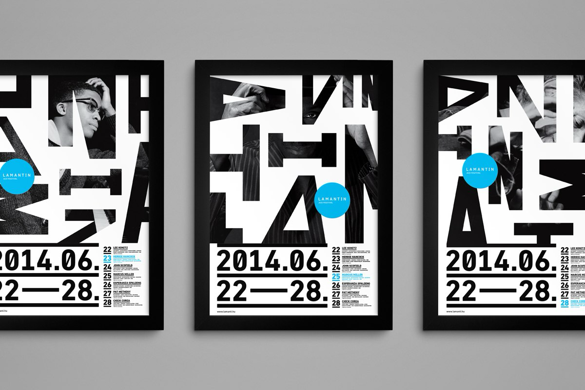 Айдентика джазового фестиваля Ламантин | Сетка — социальная сеть от hh.ru
