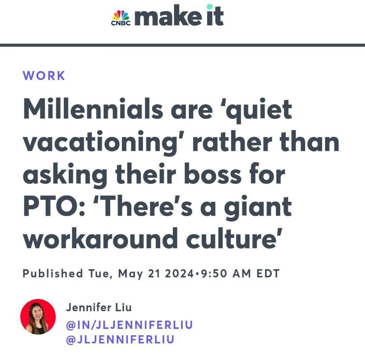 Миллениалы и зумеры не берут отпуск — они уходят на каникулы втихую. Опрос 1170 американских работяг показал, что почти 80% из них не используют все свои дни отпуска | Сетка — социальная сеть от hh.ru