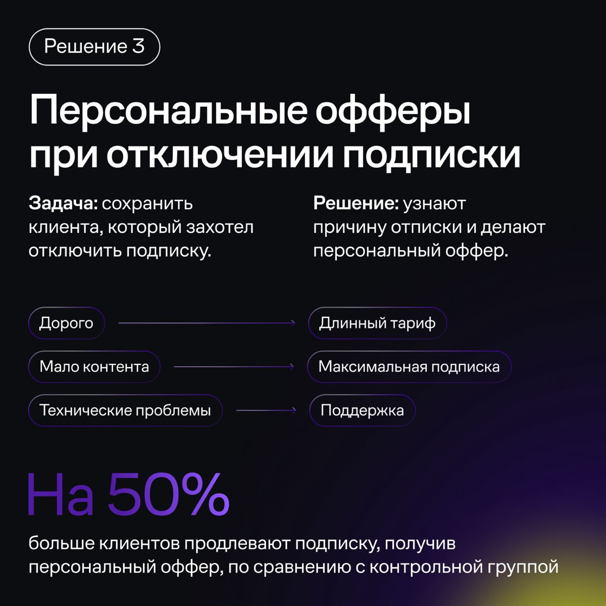 В Okko за год увеличили платящую базу на 57% с помощью CRM-маркетинга — об этом рассказали на Epic СRM-Marketing Meetup. В карточках — 4 решения, которые подойдут бизнесу с подписной моделью | Сетка — социальная сеть от hh.ru