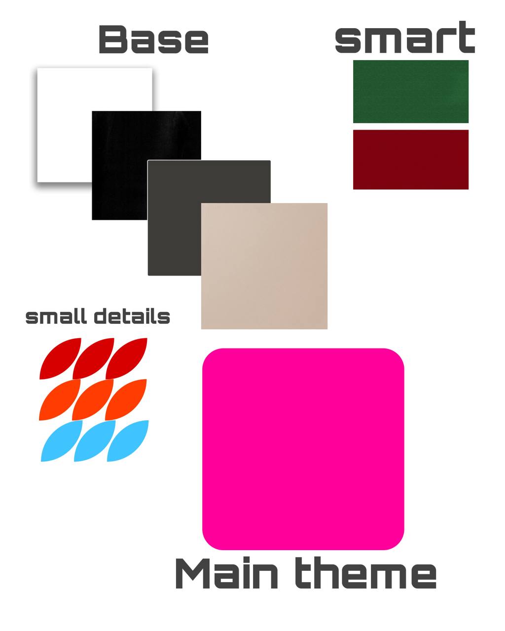 COLOR MAP
Когда я прописывала свою бренд-платформу, составила цветовую схему | Сетка — социальная сеть от hh.ru