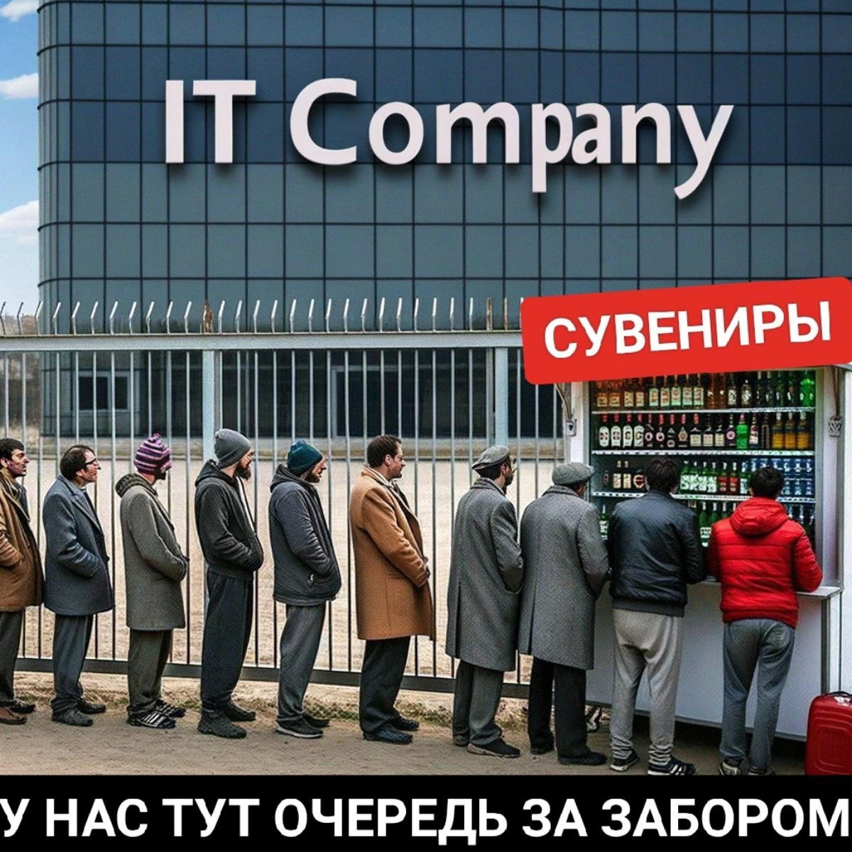 У нас тут очередь за забором | Сетка — социальная сеть от hh.ru