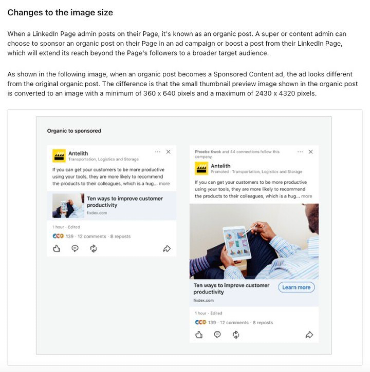 LinkedIn по-своему мотивирует создавать контент, а не делиться ссылками на него: теперь у органических постов со ссылками будут микро миниатюры размером 360 х 640 пикселей | Сетка — социальная сеть от hh.ru