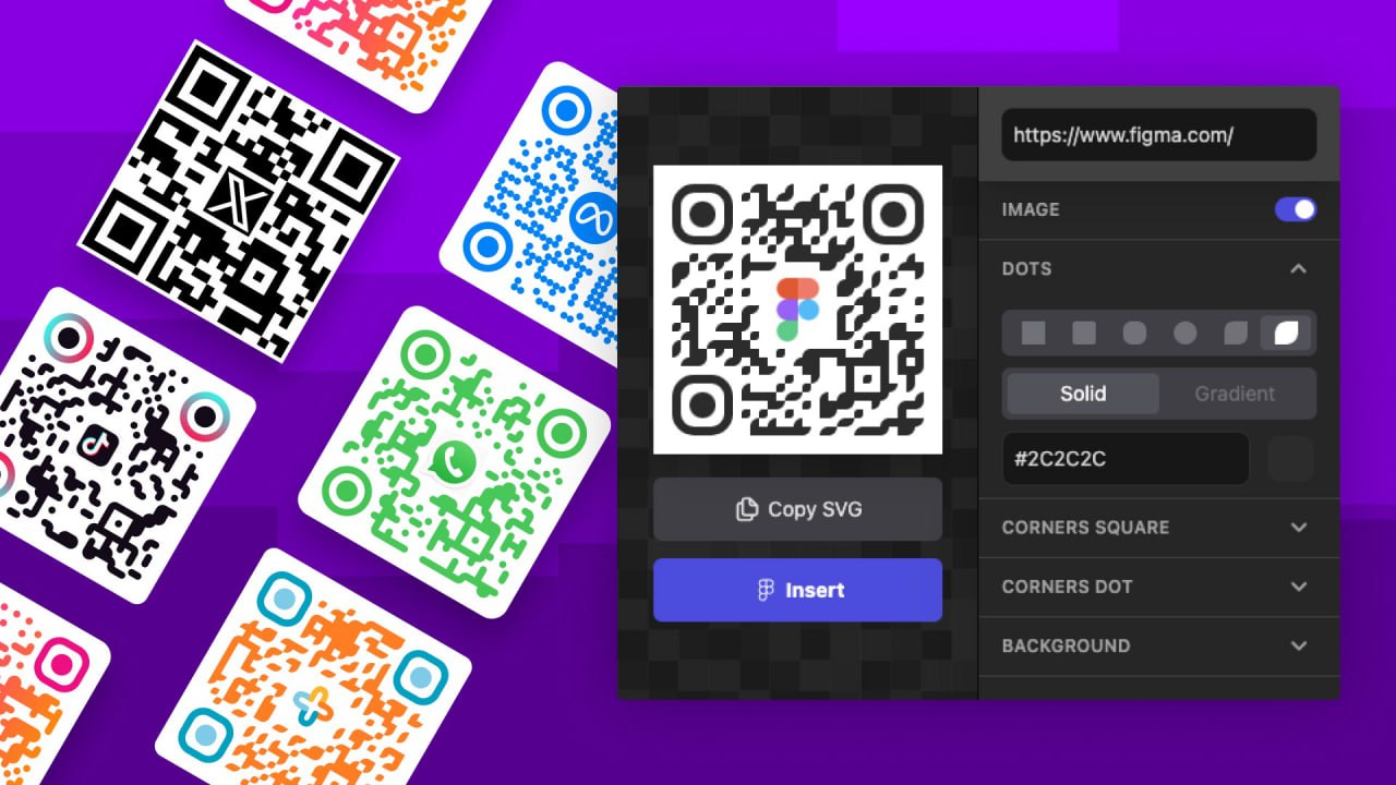 #дизайн #плагин #figma #ресурсы
QR Code Gen Z — Плагин поможет вам создать кастомизированный QR код в векторном формате.
⭐️Установить и использовать
Odiz | Telegram | Сетка — социальная сеть от hh.ru