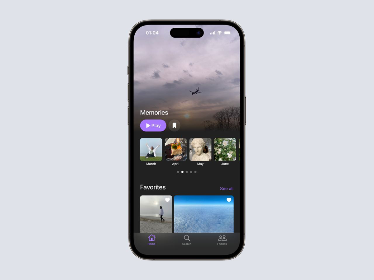 первое задание #AppChallenge выполнено ✅ 
тема: приложение по организации фотографий, которые вы сделали во время путешествия
вот что получилось у меня | Сетка — социальная сеть от hh.ru