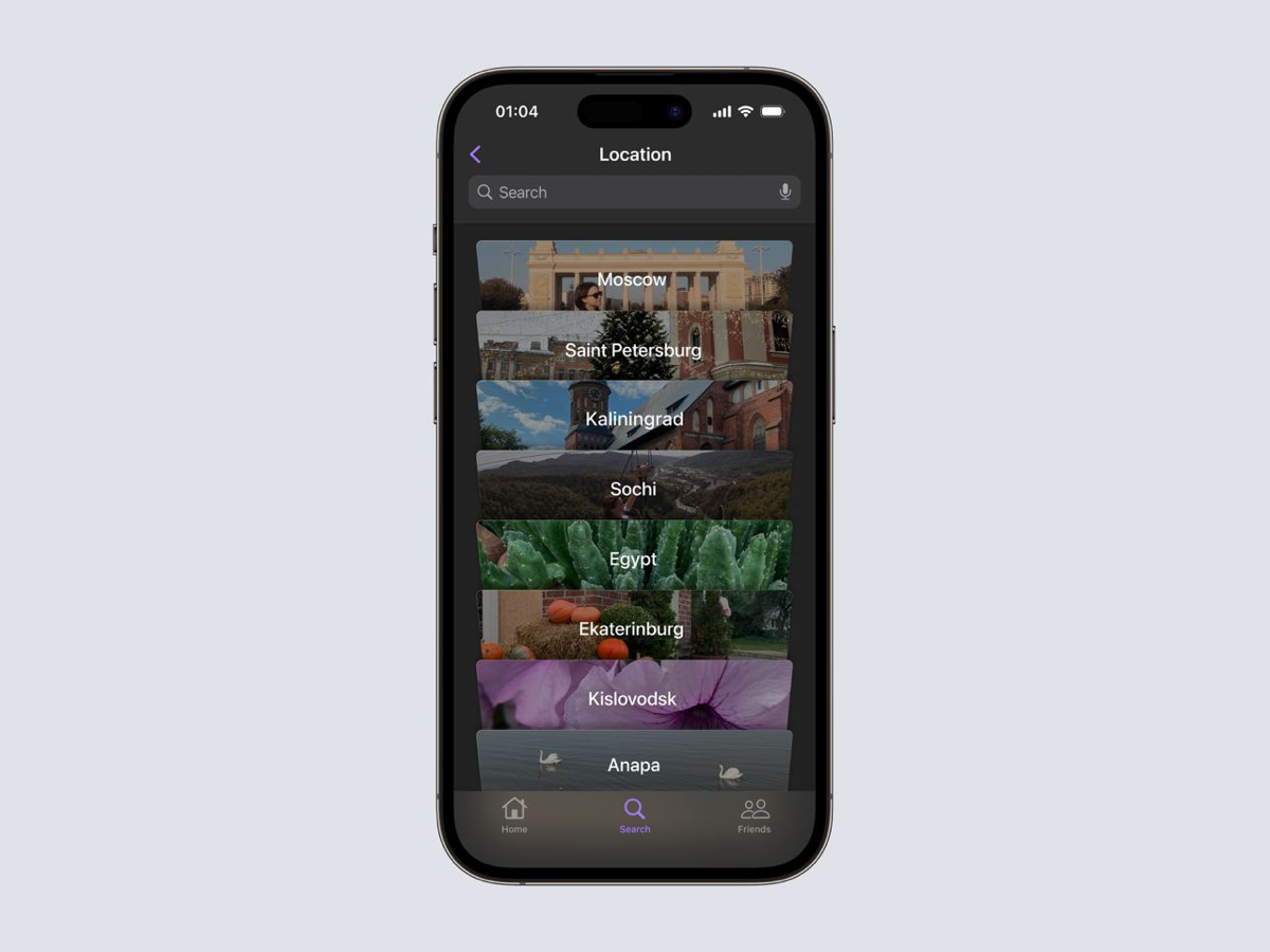 первое задание #AppChallenge выполнено ✅ 
тема: приложение по организации фотографий, которые вы сделали во время путешествия
вот что получилось у меня | Сетка — социальная сеть от hh.ru