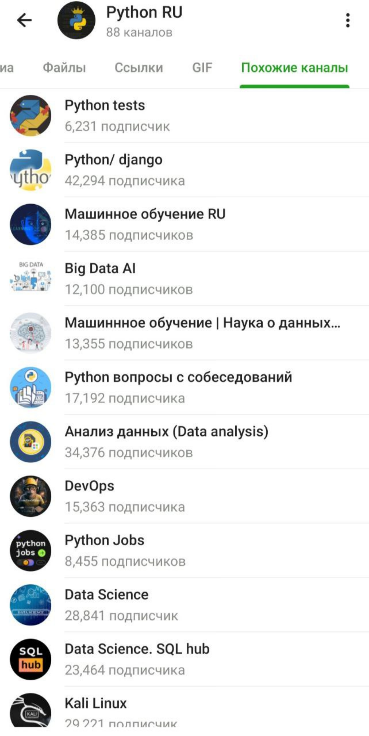 Сегодня хочу рассказать вам про один лайфхак 💡
К примеру, вы Python разработчик, и вам интересны различные  телеграм-каналы, связанные с python, то вы можете найти похожие каналы за пару минут | Сетка — социальная сеть от hh.ru