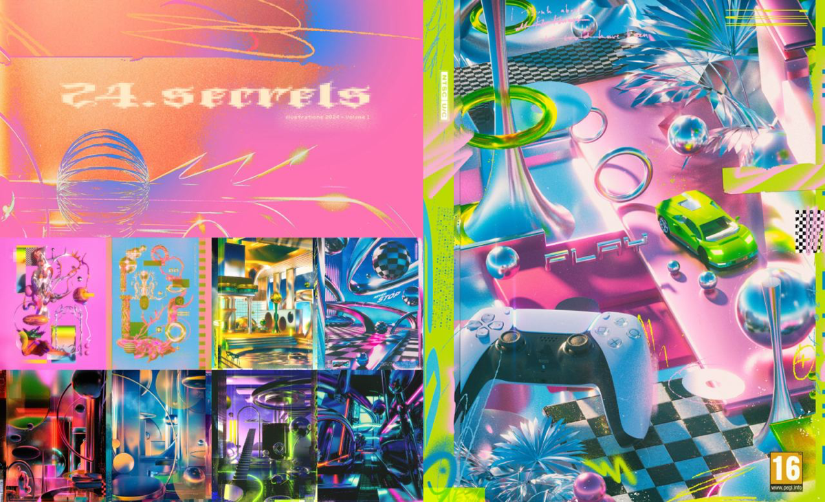 Серия трёхмерных ретро-композиций Пратика Ваташа из Индии | Сетка — социальная сеть от hh.ru