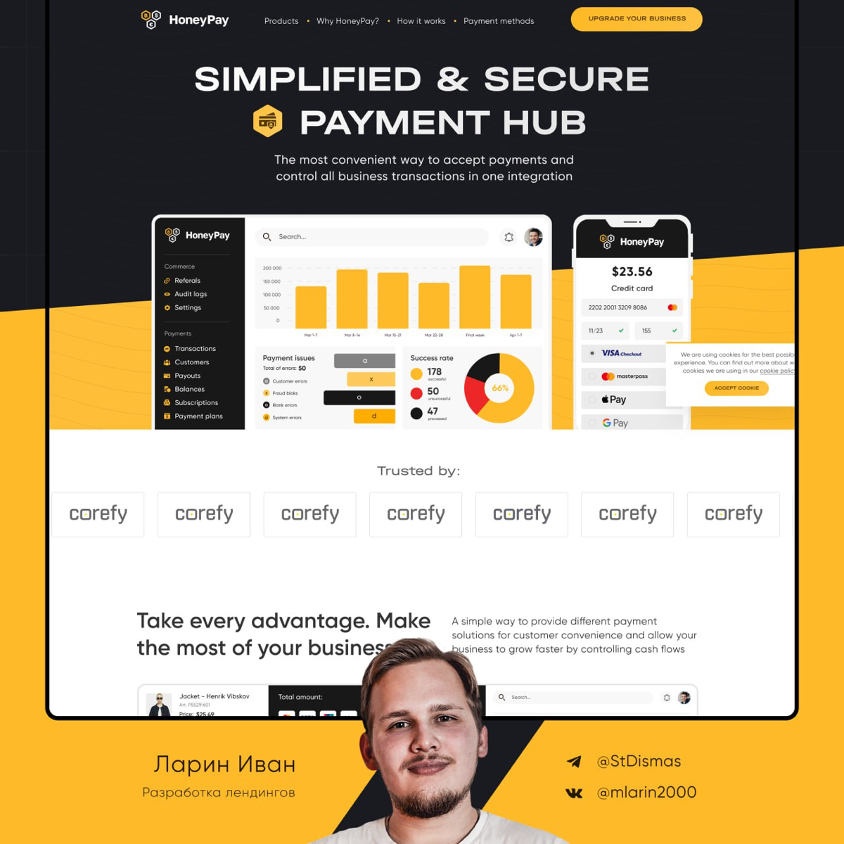 HoneyPay | Сетка — социальная сеть от hh.ru