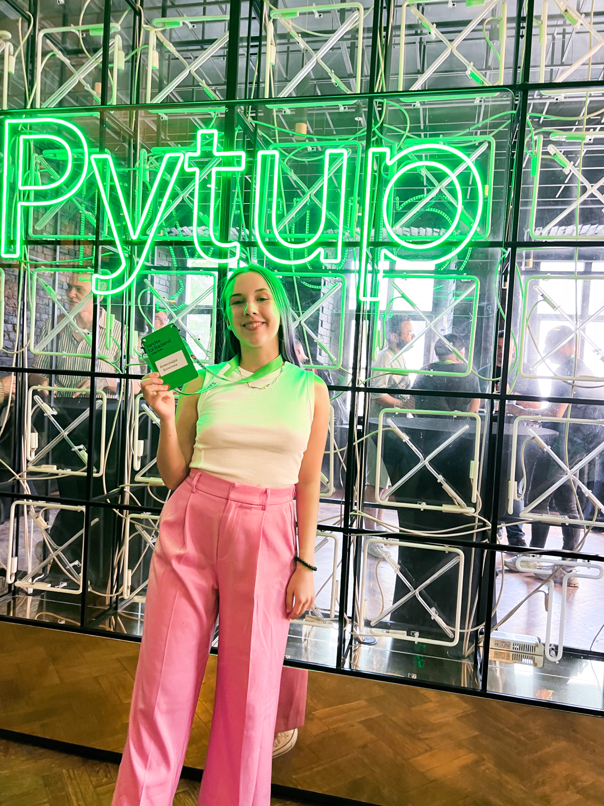 Очень рада была побывать на митапе Pytup от Яндекса💚
Ребята невероятно круто всё организовали, в следующих постах поделюсь инсайтами! | Сетка — социальная сеть от hh.ru