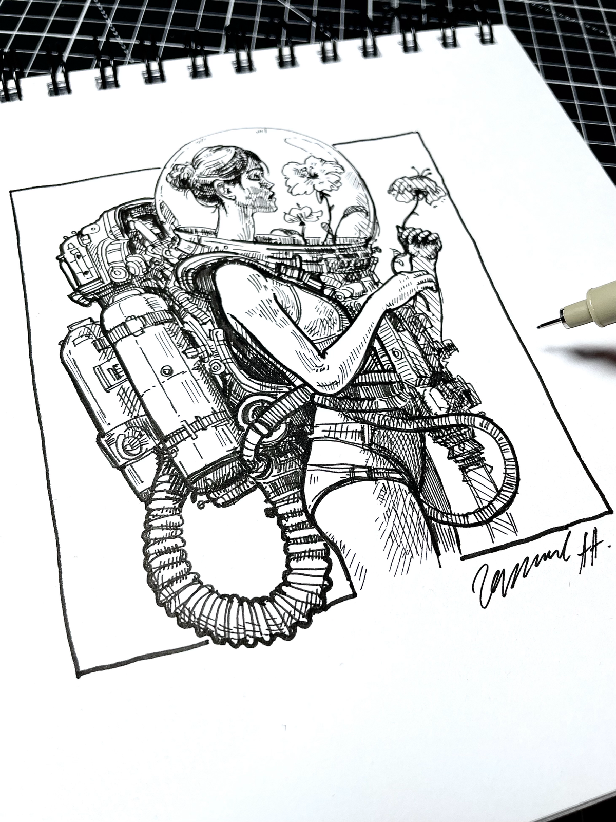 Конечно гифка сочнее получилась 🖊️ ждем-с
#цветочек  #художник #традишка #conceptart | Сетка — социальная сеть от hh.ru