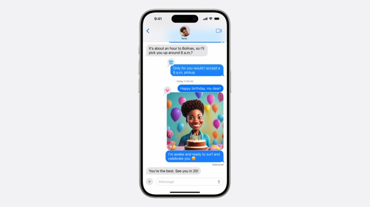 Apple только что поставила подножку OpenAI. Это первый действительно стоящий персональный ИИ-помощник.
• iPhone теперь умеет сортировать уведы — никакой свалки.
• Генерить любые картинки из фоток | Сетка — социальная сеть от hh.ru