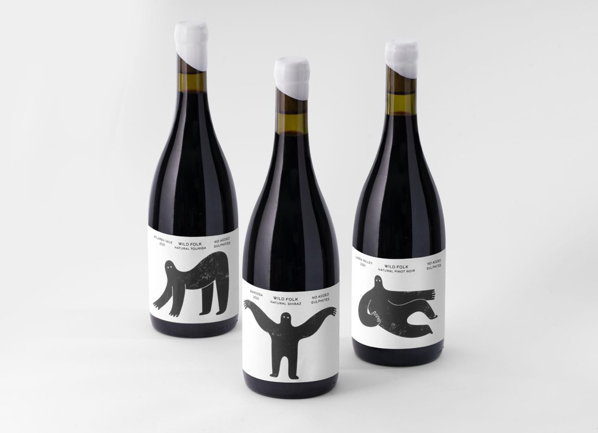 Этикетки вин австралийской марки Wild Folk | Сетка — социальная сеть от hh.ru