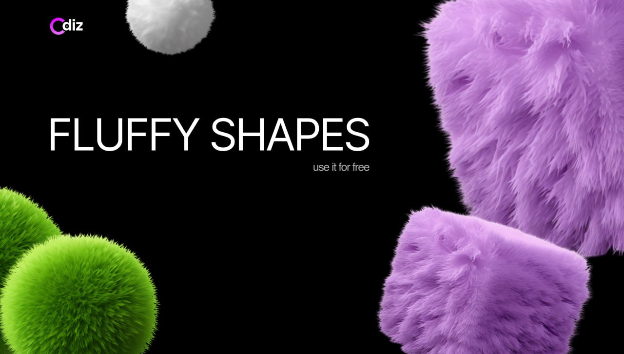 #плагины #иконки #ресурсы #дизайн #figma
Fluffy shapes
Пушистые абстрактные 3D-фигуры — с выбором по цвету, форме, текстуре меха и количеству.
Odiz | Telegram | Сетка — социальная сеть от hh.ru