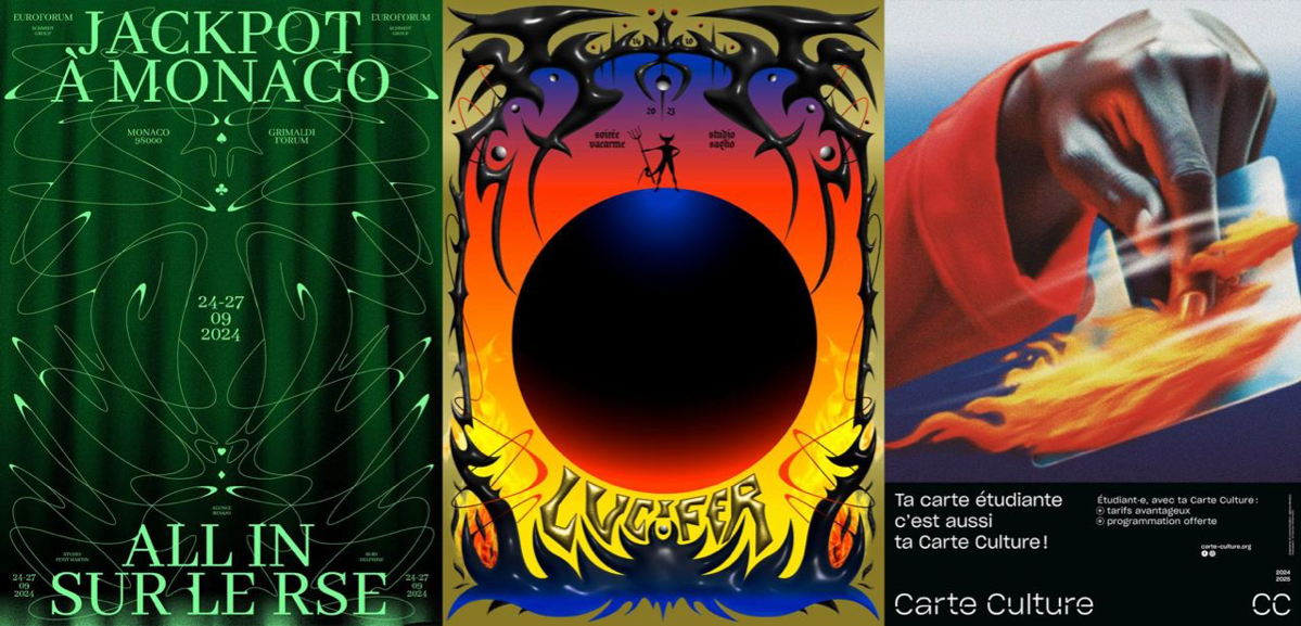 Плакаты французского креативного агентства Ben & Jo | Сетка — социальная сеть от hh.ru