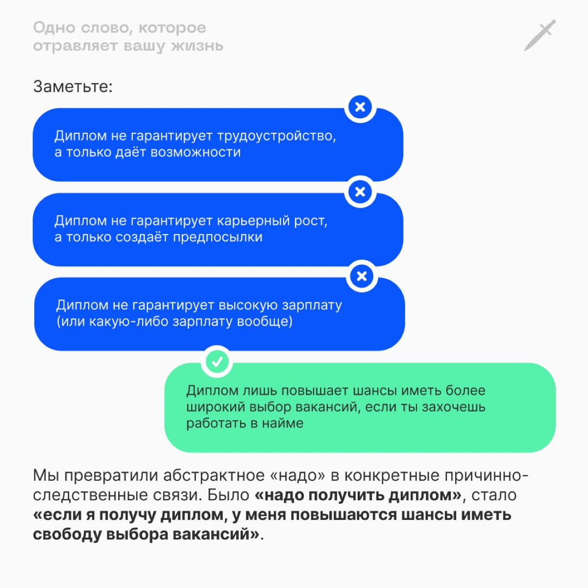Одно слово, которое отравляет вашу жизнь | Сетка — социальная сеть от hh.ru