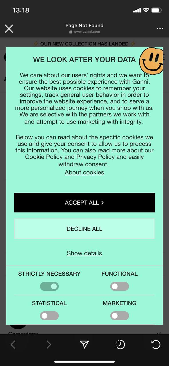 кУки-мУки
На забугорных сайтах меня пугают такие соглашения о куки. Прям страшно. Такое ощущение, что я щас подпишу договор с дьяволом и я должна дотошно подойти к решению, какие тумблеры дернуть | Сетка — социальная сеть от hh.ru