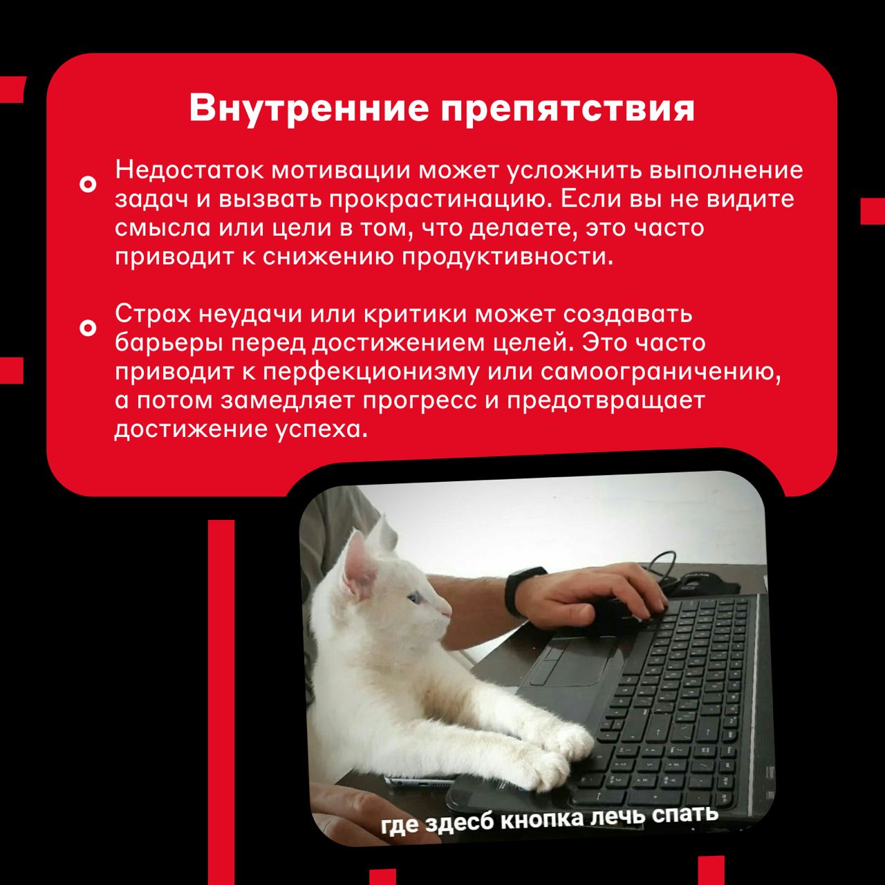 Что мешает вам быть эффективными 😴
Продуктивность и эффективность необходимы, чтобы успешно выполнять рабочие задачи и достигать целей | Сетка — социальная сеть от hh.ru