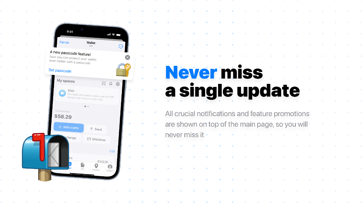 3-е место в конкурсе по дизайну крипто-кошелька Wallet 👏 | Сетка — социальная сеть от hh.ru