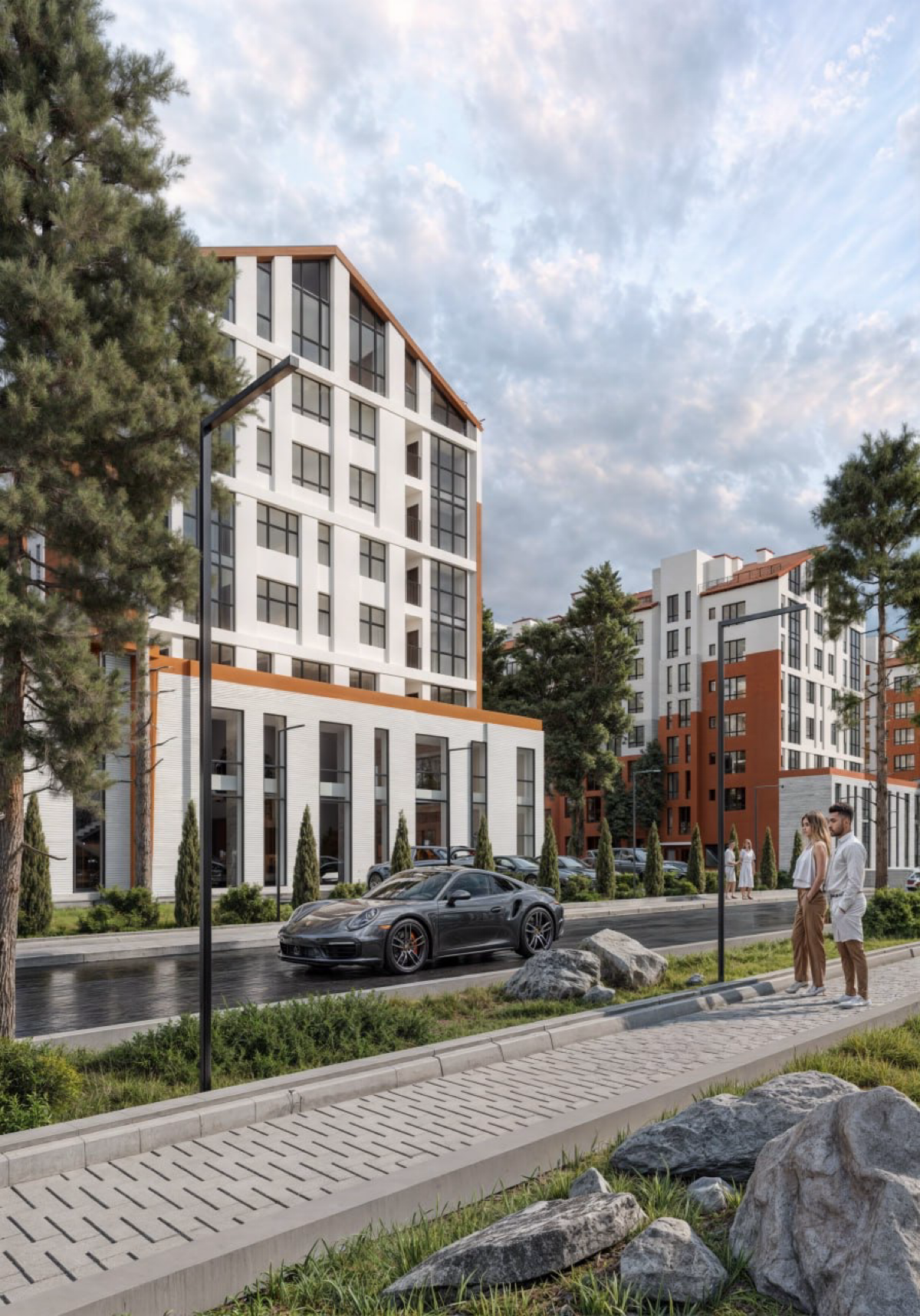 Второй вариант подачи архитектуры 
#архитектура #3dsmax #archviz #render #corona #coronarender | Сетка — социальная сеть от hh.ru