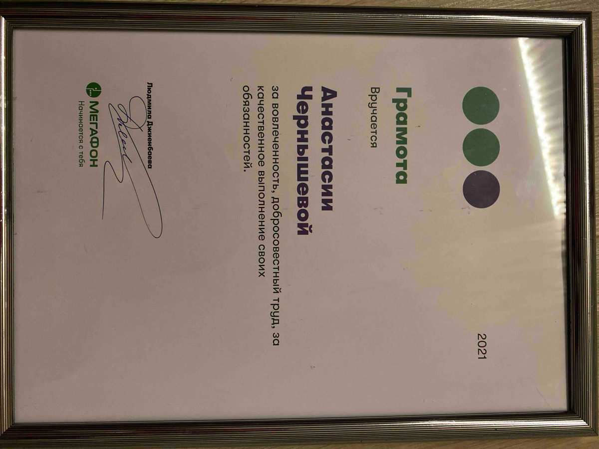 Анастасия Чернышева | Сетка — социальная сеть от hh.ru