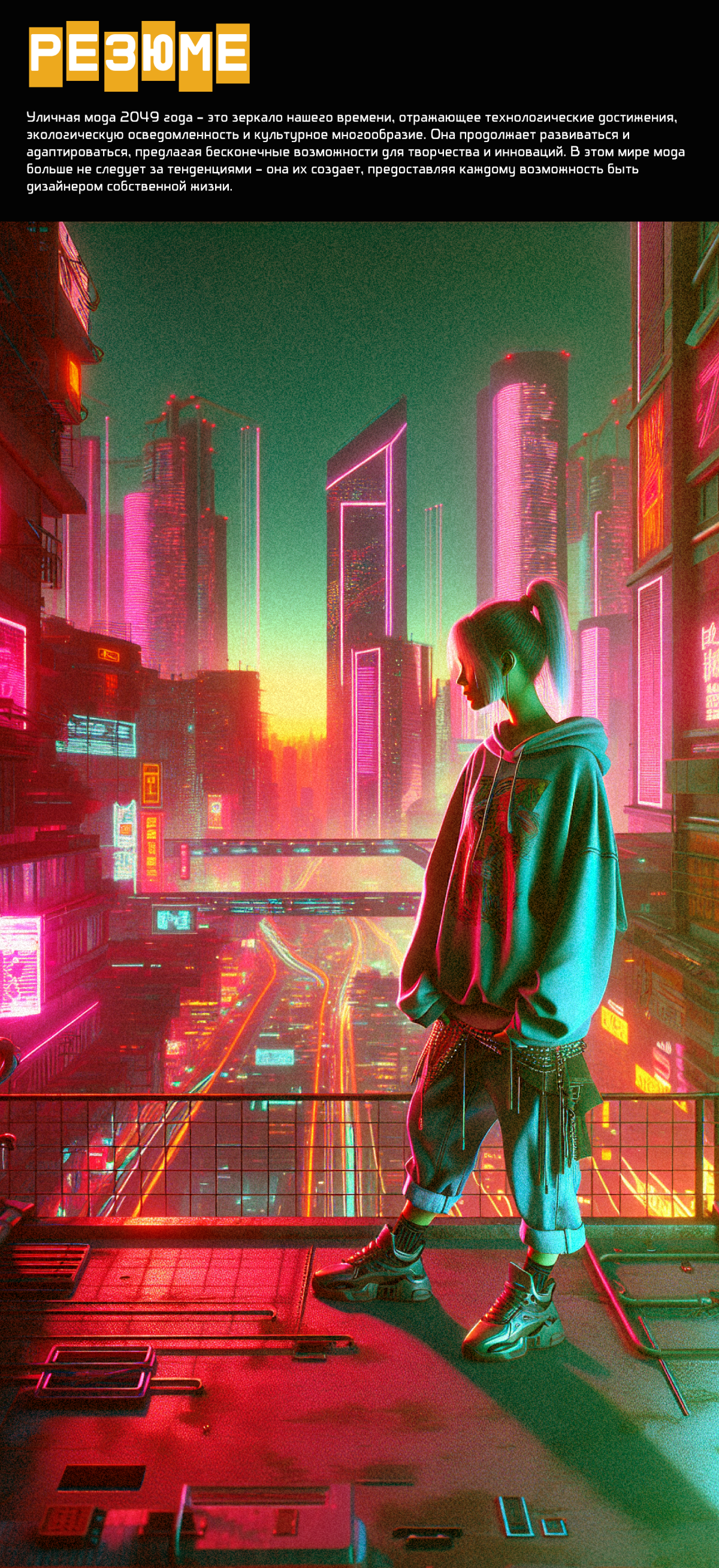 А как по вашему будут выглядеть журналы в будущем? (◕‿◕) 
#журнал #дизайн #вёрстка #киберпанк #мода | Сетка — социальная сеть от hh.ru